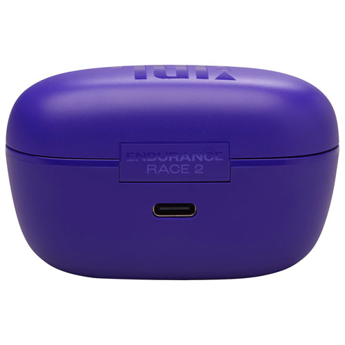 Écouteurs boutons 100 % sans fil à suppression du bruit Endurance Race 2 de JBL - Violet