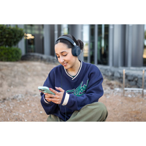 Casque d'écoute avec fil USB-C Tune 520C de JBL - Bleu