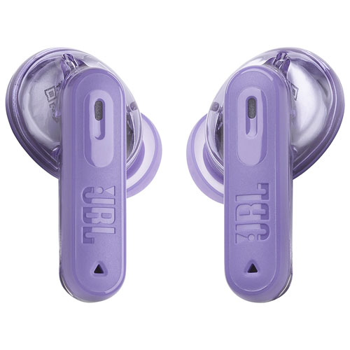Écouteurs boutons 100 % sans fil à suppression du bruit Tune Beam 2 édition Ghost de JBL - Violet fantôme