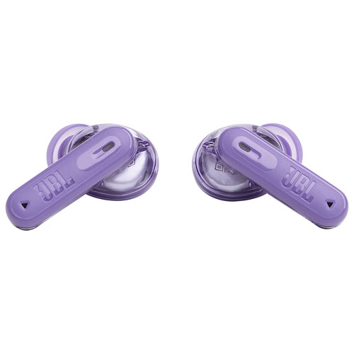 Écouteurs boutons 100 % sans fil à suppression du bruit Tune Beam 2 édition Ghost de JBL - Violet fantôme
