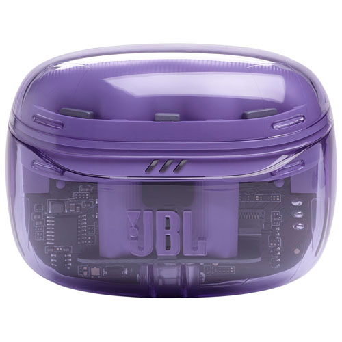 Écouteurs boutons 100 % sans fil à suppression du bruit Tune Beam 2 édition Ghost de JBL - Violet fantôme