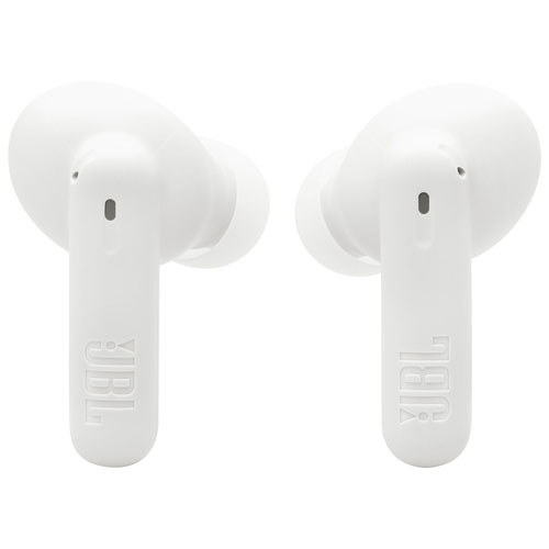 Écouteurs boutons 100 % sans fil à suppression du bruit Vibe Beam 2 de JBL - Blanc