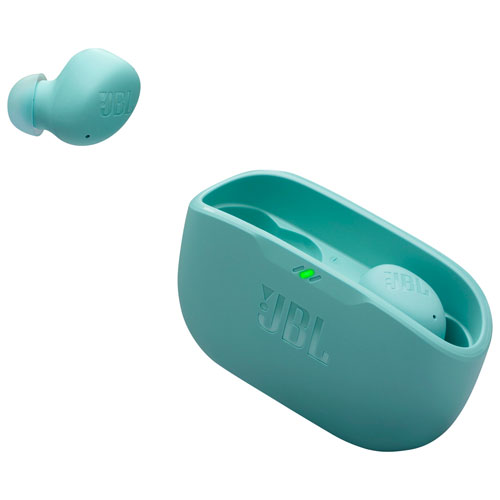 Écouteurs boutons 100 % sans fil à suppression du bruit Vibe Buds 2 de JBL - Bleu