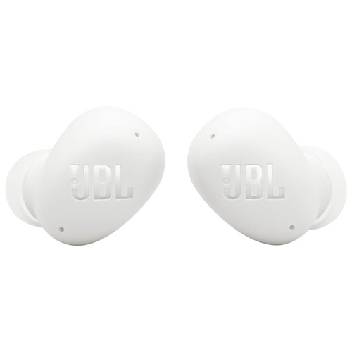 Écouteurs boutons 100 % sans fil à suppression du bruit Vibe Buds 2 de JBL - Blanc