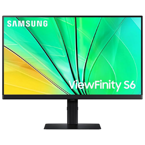 Samsung ViewFinity S6 32" QHD 100Hz 5ms GTG IPS LED Monitor (LS32D606UANXGO) - Black