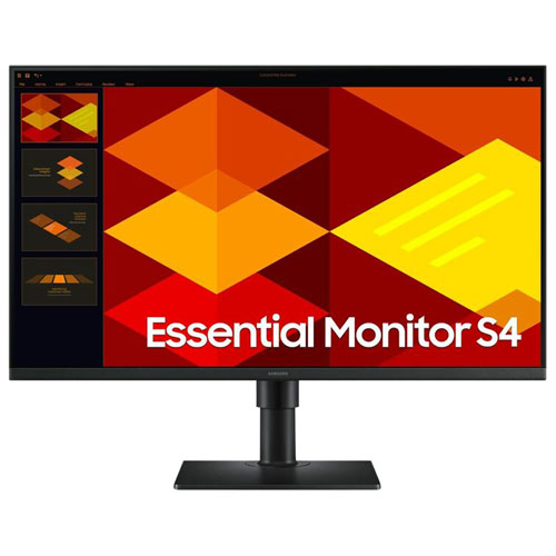 Samsung Essential S4 27" FHD 100Hz 5ms GTG IPS LED Monitor (LS27D402GANXGO) - Black