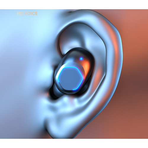 Wireless Bluetooth Headsets In-Ear Headphone Noise Reduction Music Earphones Sports Earbuds-Black