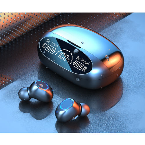 Wireless Bluetooth Headsets In-Ear Headphone Noise Reduction Music Earphones Sports Earbuds-Black