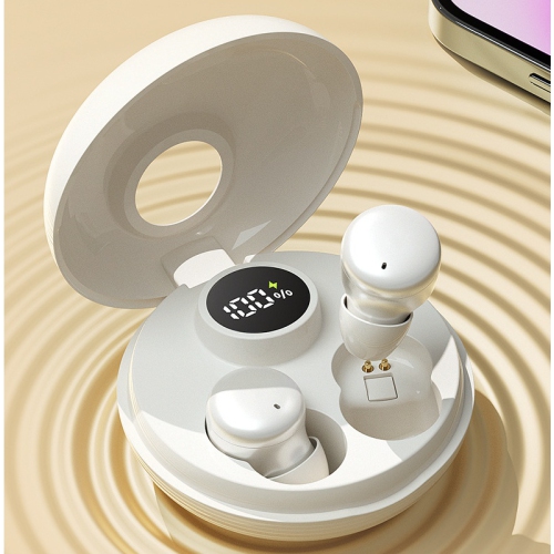 Mini Sleep Earbuds Bluetooth Earbuds Sleepbuds Noise Blocking Wireless Hidden Headphones Earpiece-White