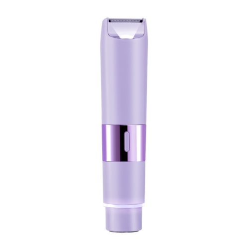 MYACUC  Bikini Trimmer for Women, Dual Head Electric Razors, Women Hair Trimmer, Rechargeable Painless Shaver for Underarm Leg Arm Body Face-Purple