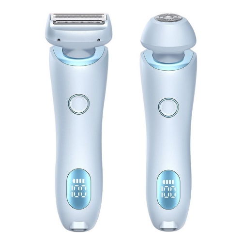 MYACUC  Dual Head Electric Shaver Razors for Women, 2-In-1 Electric Razor for Legs Underarm Face, Wet Dry Use Rechargeable Bikini Trimmer, Women Hair