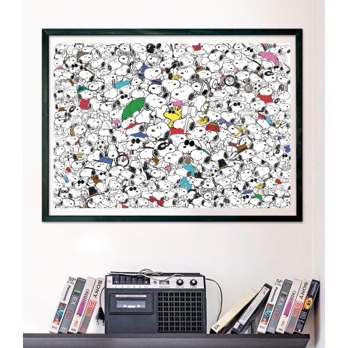 Clementoni 39804 Impossible Peanuts 1000 Pieces, Jigsaw Adults, Comic Puzzle, Difficult-Made in Italy