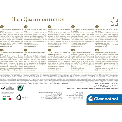 Clementoni 39804 Impossible Peanuts 1000 Pieces, Jigsaw Adults, Comic Puzzle, Difficult-Made in Italy