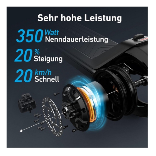 NIU KQi3 Pro Electric Scooter (50KM Range / 32KM/H Top Speed) – Dark Grey by NIU - Refurbished condition - Image 6