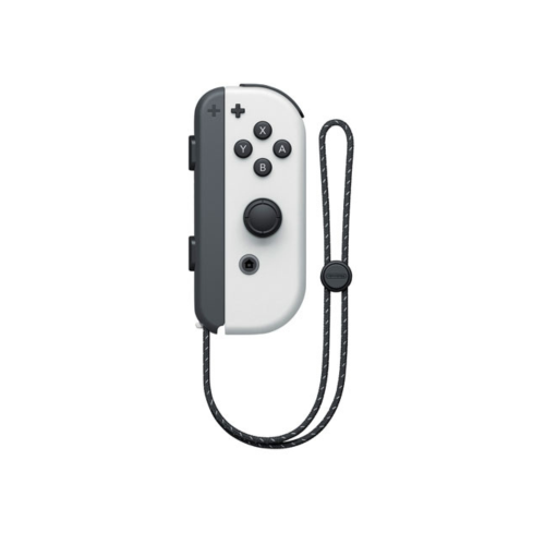 Refurbished Official Nintendo Switch Left and Right Joy-Con Controllers with Straps - White