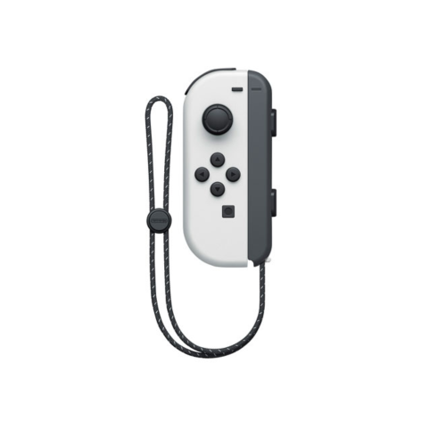 Refurbished Official Nintendo Switch Left and Right Joy-Con Controllers with Straps - White