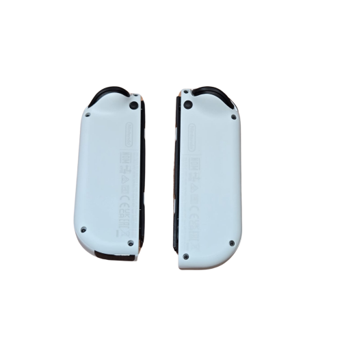 Refurbished Official Nintendo Switch Left and Right Joy-Con Controllers with Straps - White