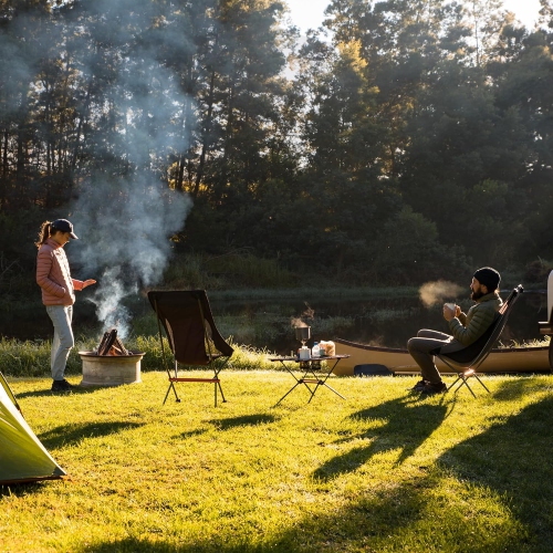 Table de camping pliante et portative de PetginHome, petite table pliante et légère avec sac de transport pour barbecue, pique-nique, plage et camping