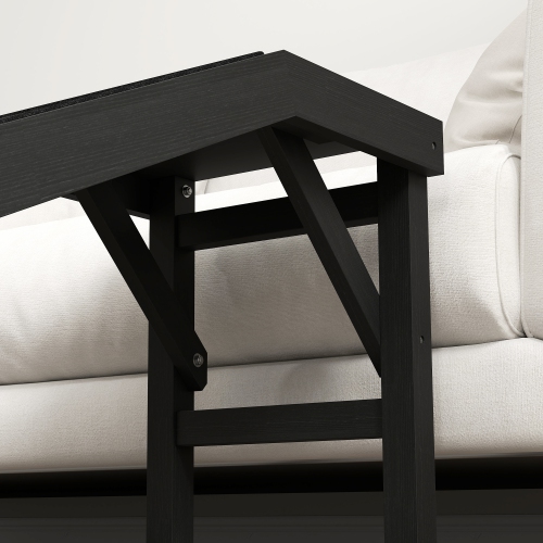 PawHut – Marchepieds pour tapis à plateforme antidérapante Dogs Cats, pin, 59 long. X 16 larg. X 20 haut., noir