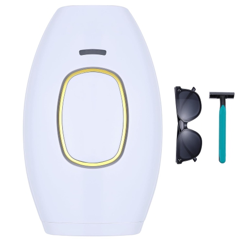 Image 1 de 7.. Dispositif d'épilation laser IPL, dispositif d'épilation domestique sans douleur USB pour les jambes du visage et le corps - Blanc