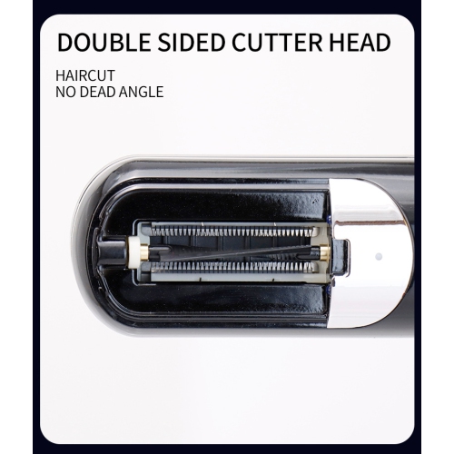 Cordless Hair Split End Remover USB Straighten Hair Automatic Hair Clipper Hair Fork Trimmer Electric Hair Trimmer-Black