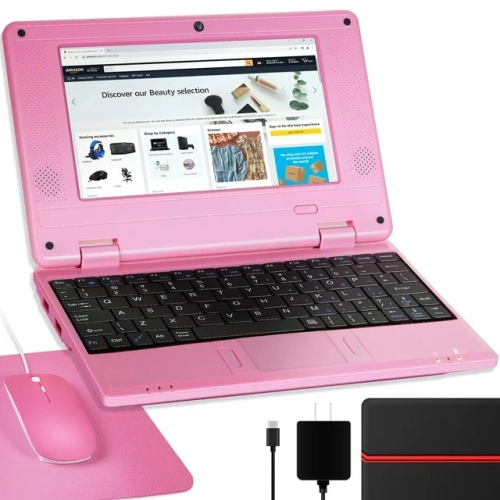 NBD  Laptop Computer(7 Inch), Quad Core Powered By Android 12.0, Netbook Computer \w Wifi, Webcam And Bluetooth, Mini Laptop \w Bag, Mouse, And Mouse