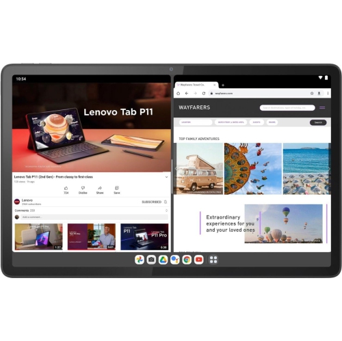 Lenovo P11 2nd Gen 11.5" 2K Android Wi-Fi Tablet - MediaTek Helio G99, 4GB RAM, 128GB eMMC - Storm Grey (ZABF0060US)