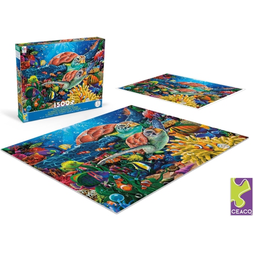 Ceaco - Ocean Collection - Turtles - 1500 Piece Jigsaw Puzzle