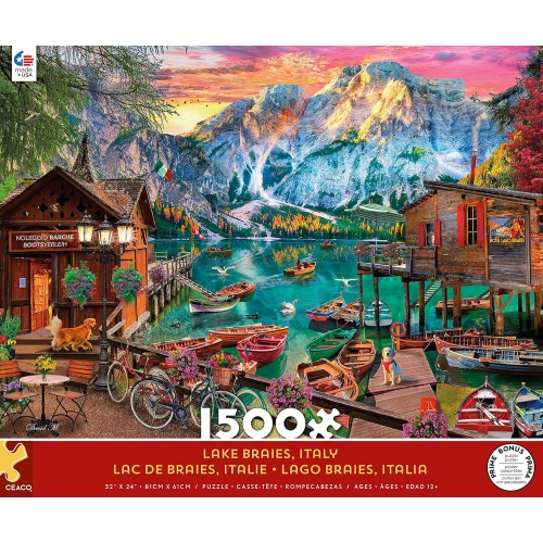CEACO  - Lago Di Braies, Italy - 1500 Piece Jigsaw Puzzle