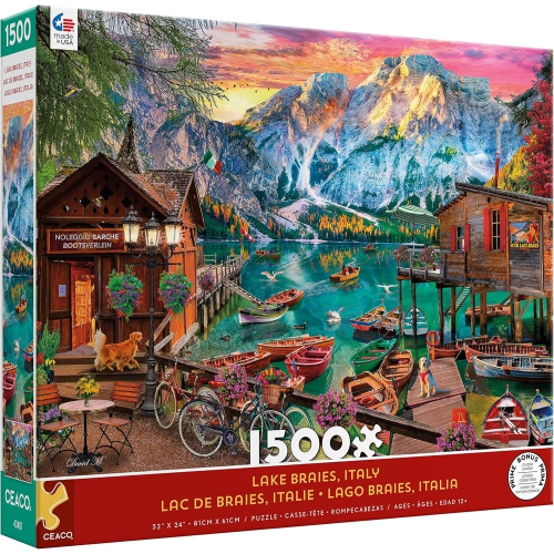 Ceaco - Lago Di Braies, Italy - 1500 Piece Jigsaw Puzzle