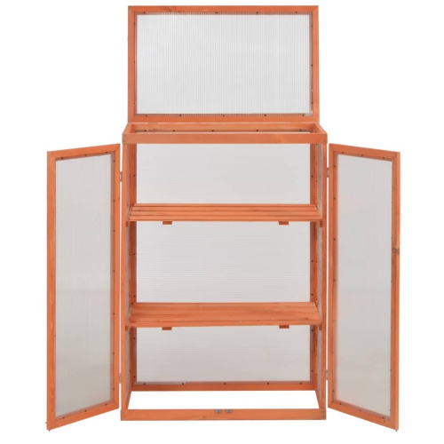 75 x 47 x 109&nbsp;cm vidaXL en bois à effet de serre