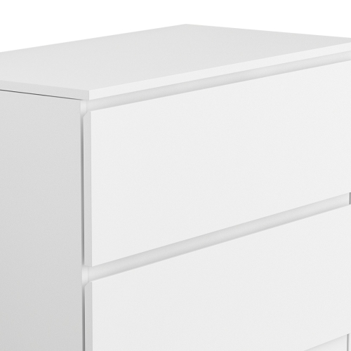 Homsee 3-Drawer Storage Chest, Compact Wooden Organizer for Bedroom, Living Room, or Office, White