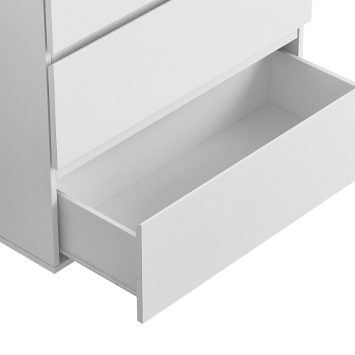 Homsee 3-Drawer Storage Chest, Compact Wooden Organizer for Bedroom, Living Room, or Office, White