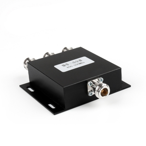 1Pc UHF 3 Way Antenna Power Splitter 400-500MHZ Radio Repeater Power Diveder