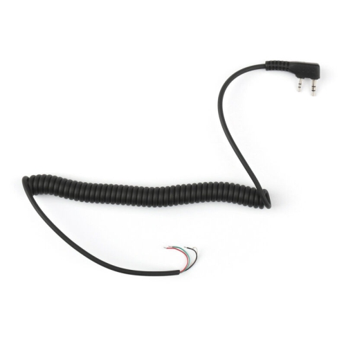 2pin 4 Wire Speaker Mic Cable Linefor Baofeng UV5R Kenwood TK370 Motorola