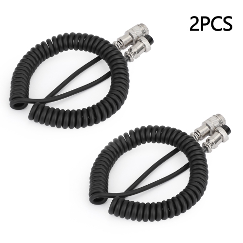2x 8-Pin Hand Mic Extension Cords for Yaesu FT847 920 950 FT2000 FT1000 MH-31B8