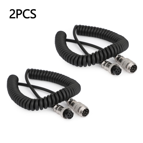 2x 8-Pin Hand Mic Extension Cords for Yaesu FT847 920 950 FT2000 FT1000 MH-31B8