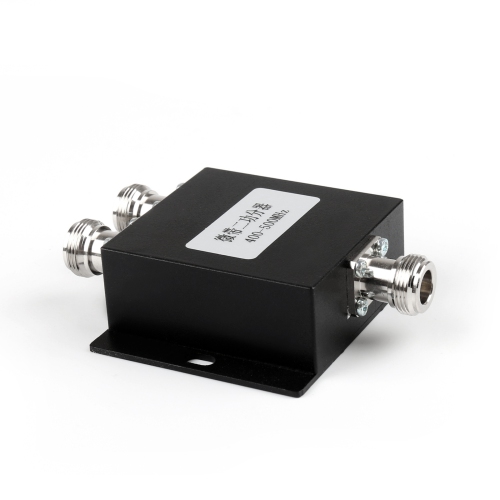 1Pc UHF 2 Way Antenna Power Splitter 400-500MHZ Radio Repeater Power Diveder