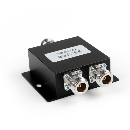 1Pc UHF 2 Way Antenna Power Splitter 400-500MHZ Radio Repeater Power Diveder