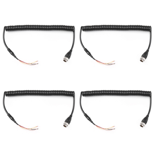 4Pcs Mic Microphone Cable Line For ICOM Radio M710 M700 M700Pro To HM-180 EM-101