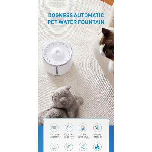 Dogness D09 Pet Water Fountain 2.2L