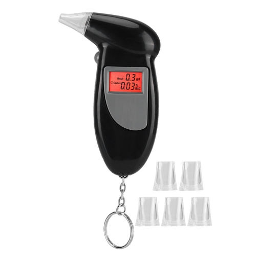 LCD portatif Breath, écran numérique, vérificateur/analyseur d'alcool avec rétroéclairage