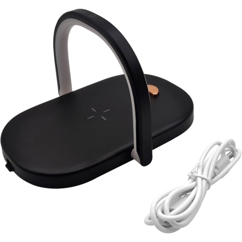 Bedside Lamp with Wireless Charger, 3 in 1 Touch Lamp, Phone Holder, Dimmable Wireless Charging Lamp, 3 Color Modes Touch Control LED Night Light