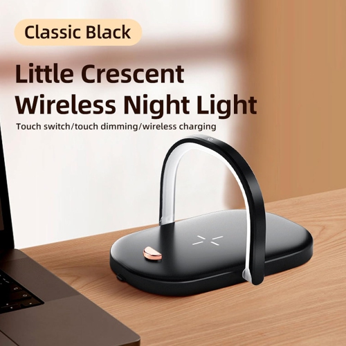 Bedside Lamp with Wireless Charger, 3 in 1 Touch Lamp, Phone Holder, Dimmable Wireless Charging Lamp, 3 Color Modes Touch Control LED Night Light