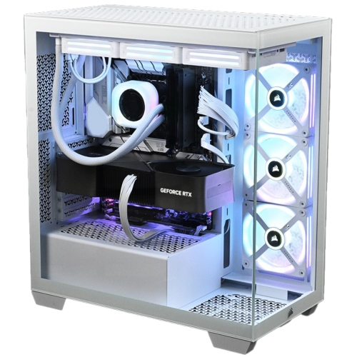 Zonic Gaming PC - Liquid Cooled AMD Ryzen 9 9900X 4.4GHz 12-Core, GeForce 5070 TI 16GB, DLSS AI-Powered Performance, 64GB DDR5, 2TB SSD, Windows 11