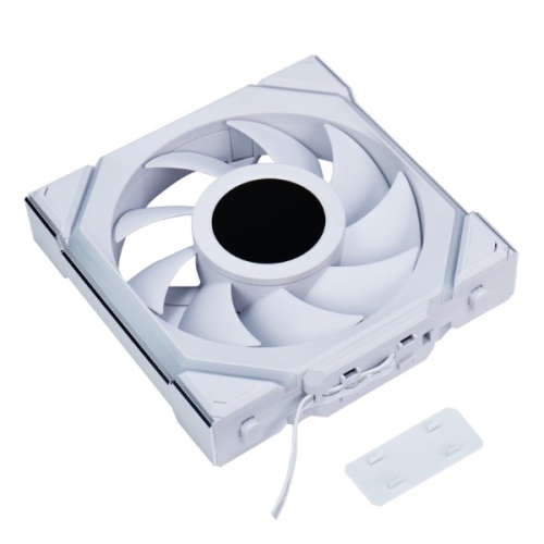 Lian-Li Fan 12RSLLCD1W1W UNI FAN SL 2.4GHz Wireless 1.6" LCD RGB Reverse Blade