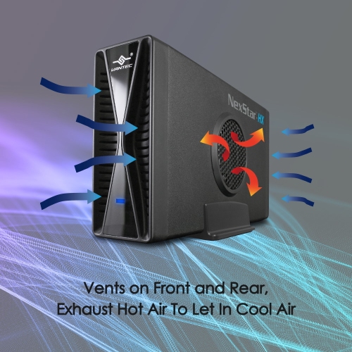 Vantec Removable Device NST-387S3-BK NexStar HX 3.5" SATA III Hard Drive Enclosure USB 3.0
