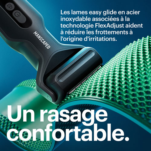 Trousse d'accessoires essentiels avec rasoir sans fil pour le visage Chairman Plus de Manscaped