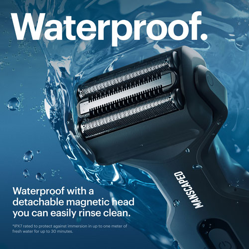 Trousse d'accessoires essentiels avec rasoir sans fil pour le visage Chairman Plus de Manscaped