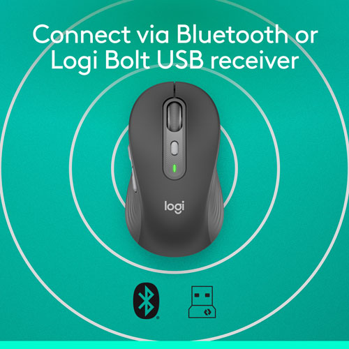 Logitech Signature Plus M750 L Bluetooth Optical Mouse - Graphite